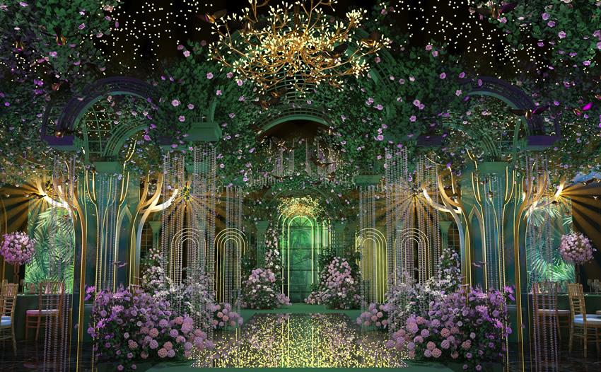 昌吉奇妙森林婚礼堂效果展示